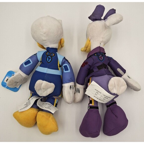 Just Play Angry Disney Donald & Daisy Duck Plush Roadster Racers 9 inch - Picture 6 of 7